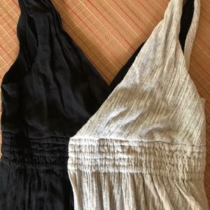 Maeve black and white dress